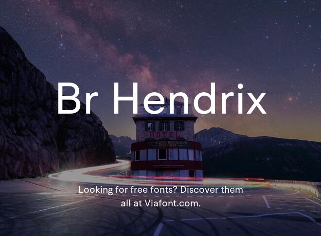 Br Hendrix Font