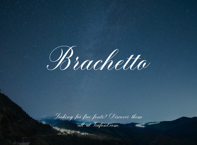 Brachetto Font