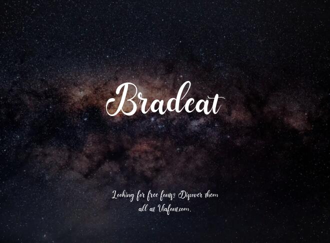 Bradeat Font