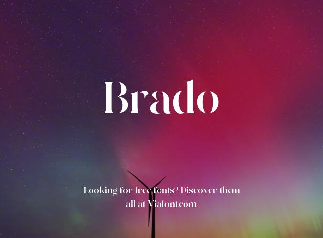 Brado Font