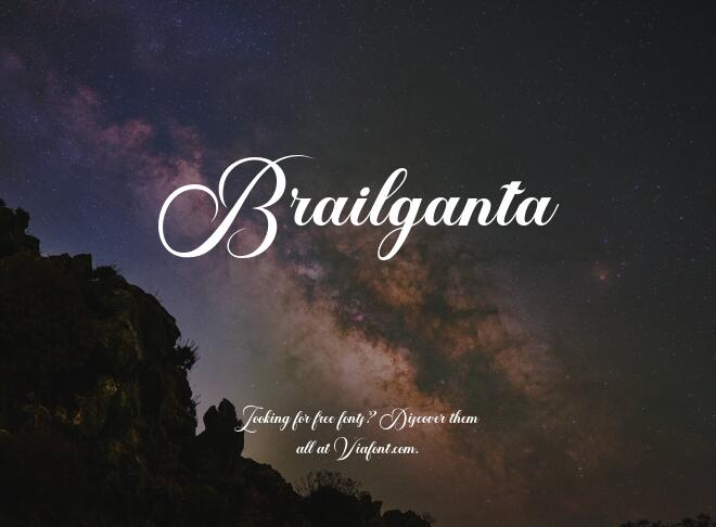 Brailganta Font