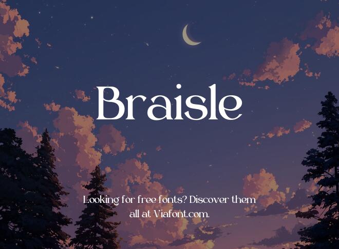 Braisle Font