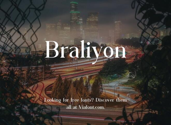 Braliyon Font
