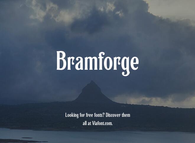 Bramforge Font