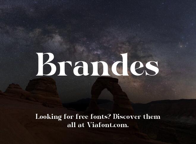 Brandes Font