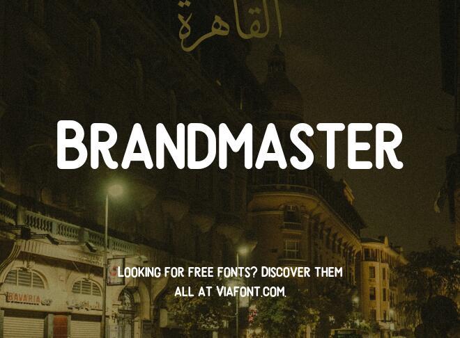 Brandmaster Font