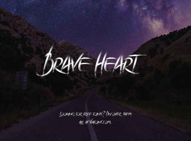 Brave Heart Font