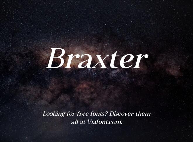 Braxter Font