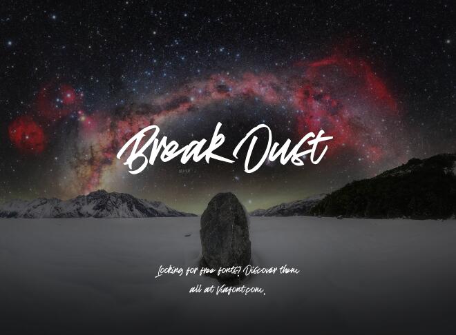 Break Dust Font