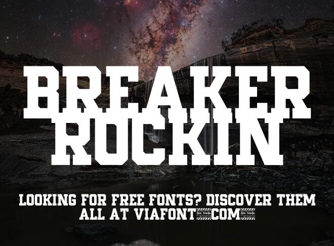 Breaker Rockin Font