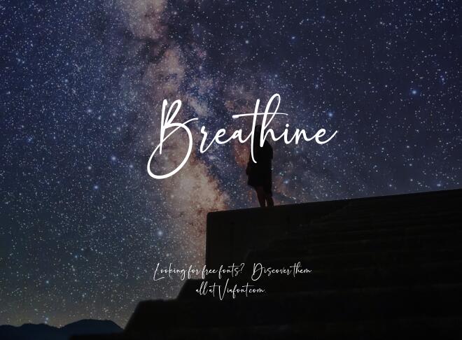 Breathine Font