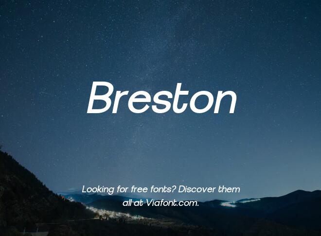 Breston Font