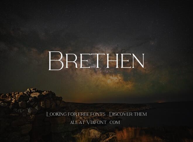 Brethen Font