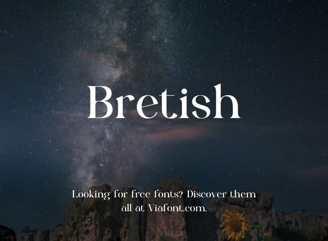 Bretish Font