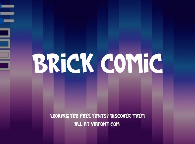 Brick Comic Font