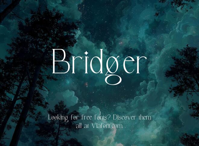 Bridger Font