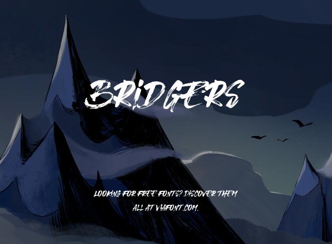 Bridgers Font