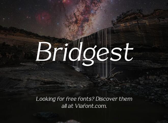 Bridgest Font