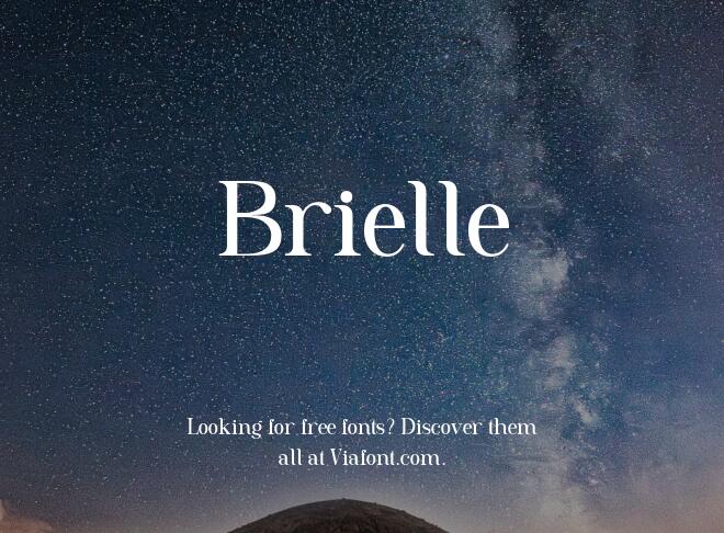 Brielle Font