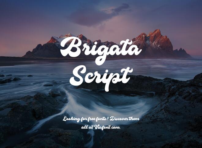 Brigata Script Font