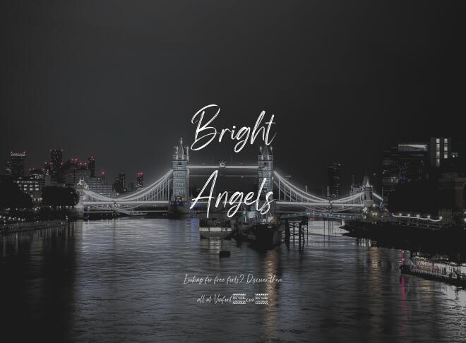 Bright Angels Font