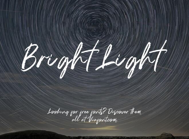 Bright Light Font