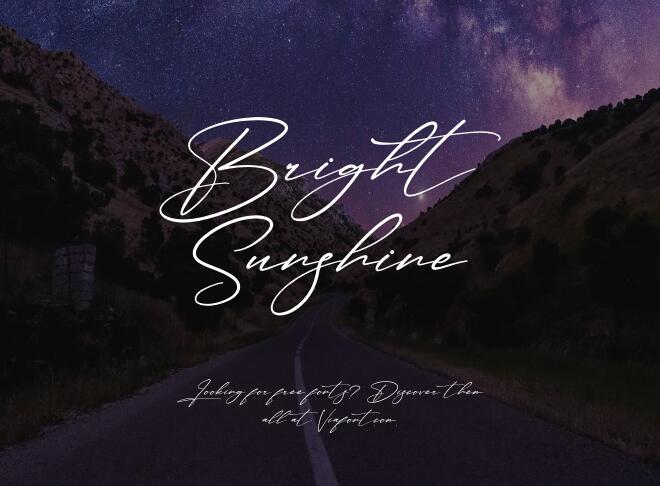Bright Sunshine Font