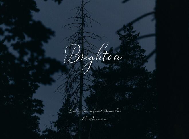 Brighton Font