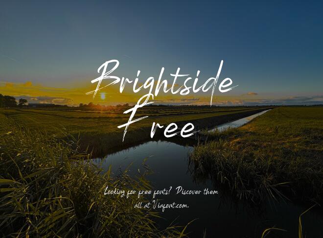 Brightside Free Font