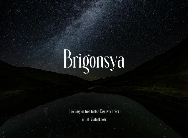 Brigonsya Font