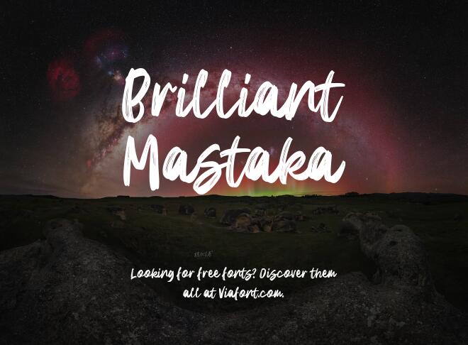 Brilliant Mastaka Font