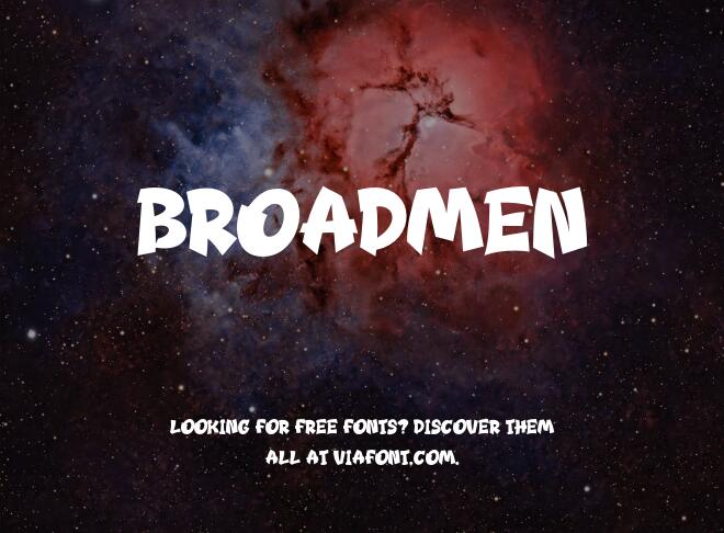 Broadmen Font