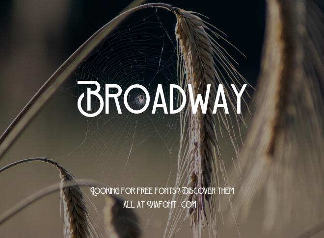 Broadway Font