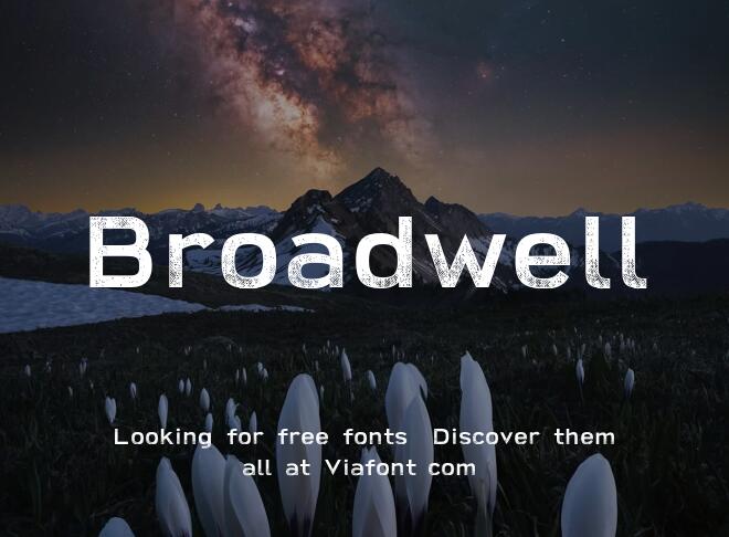Broadwell Font