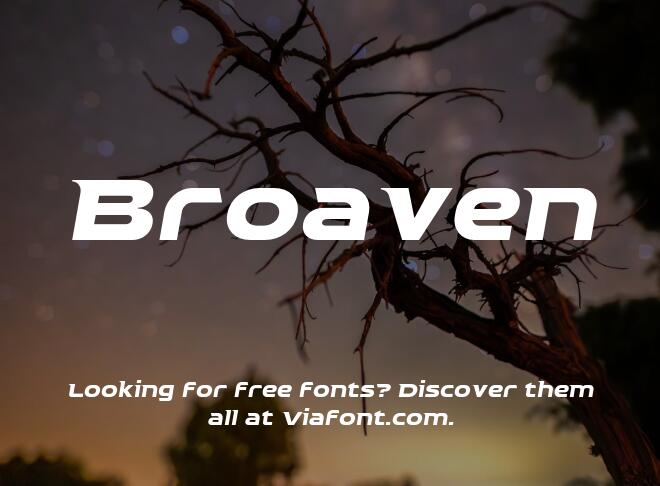 Broaven Font