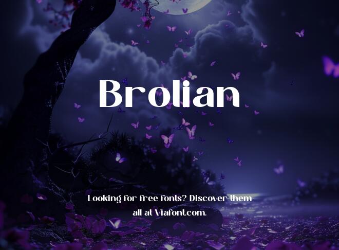 Brolian Font
