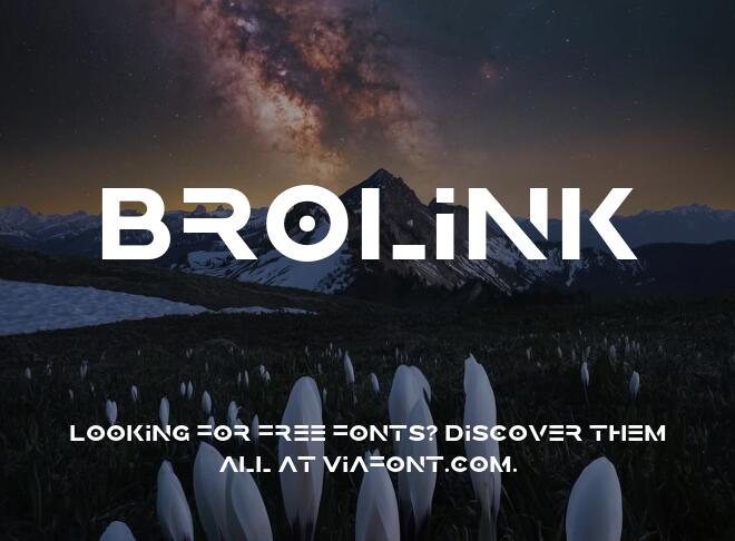 Brolink Font
