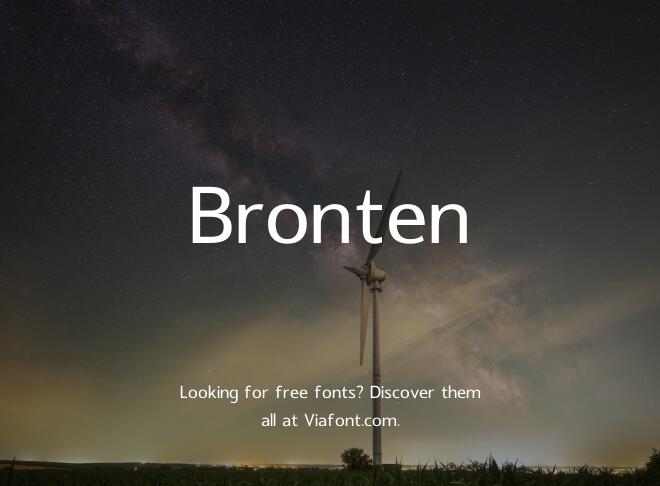 Bronten Font