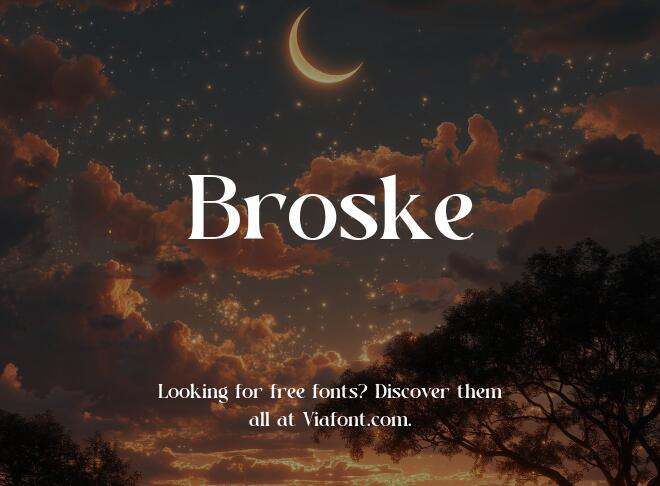 Broske Font