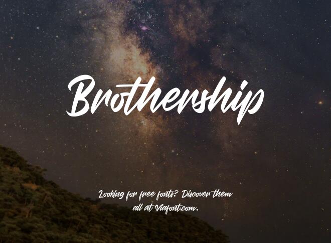 Brothership Font