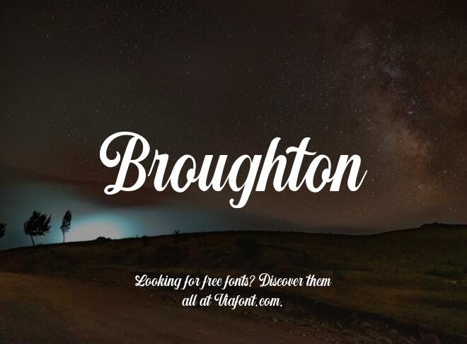 Broughton Font