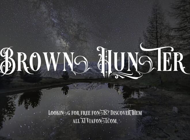 Brown Hunter Font