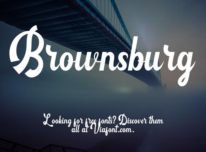Brownsburg Font