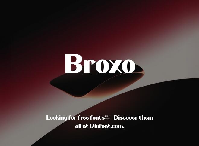 Broxo Font
