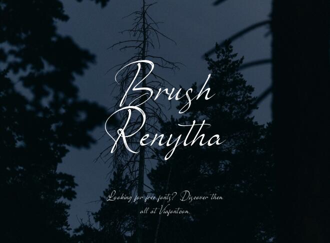 Brush Renytha Font