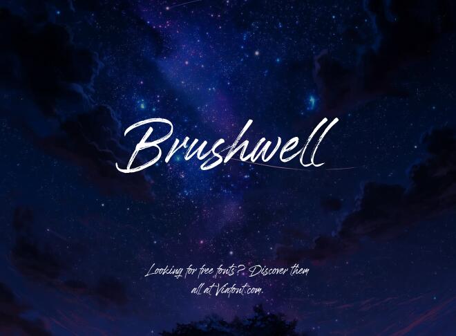 Brushwell Font