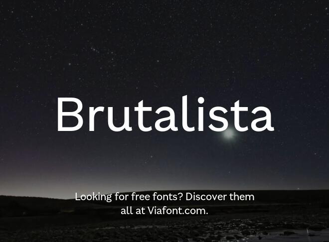 Brutalista Font