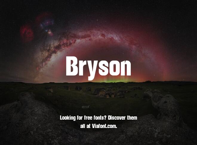 Bryson Font
