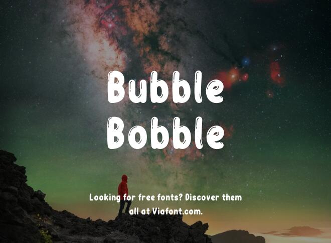 Bubble Bobble Font
