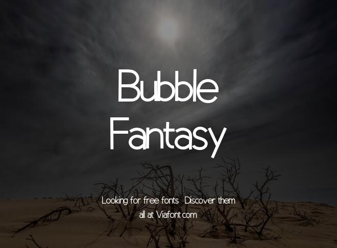 Bubble Fantasy Font